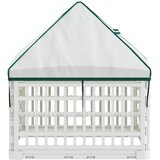  4-panelni ogradni igralište za pse s krovom 63 x 63 x 67 cm | Shoptok.si