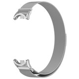 INF Združljiv kovinski pašček za Xiaomi Band 8/9/10 - Magnetna zasnova Silver, (5000073610) | Shoptok.si