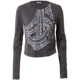 Diesel Majica 'BALDART' siva / pegasto črna | Shoptok.si