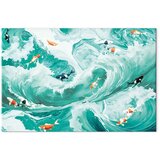  Slika - Fish and waves 120x80 Akustična | shoptok.hr