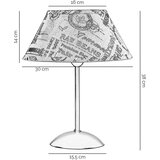  ONLI - Stona lampa MAIDA 1xE27/15W/230V 38 cm braon | Eponuda.com
