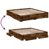  Okvir kreveta s ladicama boja hrasta 200x200 cm | Eponuda.ba