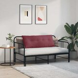  Jastuk za leđa Vinska crvena 120 x 19 x 50 cm tkanina | shoptok.hr