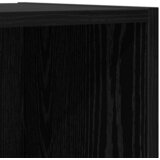  Set TV komoda Zidne 2 pcs Crni hrast 37 x 37 x 107 cm | Eponuda.ba