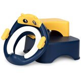 ECO TOYS stepenice za WC za djecu plavo-žute | shoptok.hr