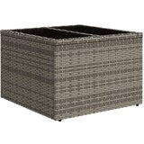  9-delni set vrtnih kavčev z blazinami siv poli ratan, (22093267) | Shoptok.si