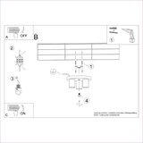 Nice Lamps Bela stropna svetilka Castro – | Shoptok.si