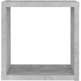  Stenske police kockaste 6 kosov betonsko sive 30x15x30 cm, (20915420) | Shoptok.si