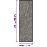  Čupavi otirač 60 x 180 cm svjetlosmeđi | shoptok.hr