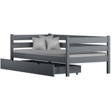  Drveni dječji krevet Karo Z - sivi - 180x80 cm - S ladicom | shoptok.hr