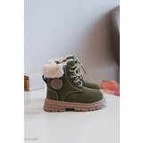 Boto Children's Trapper Boots with a Zip and Sheepskin Zilelone Marialee | shoptok.hr