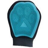 M Pets Rukavica Grooming, 18x24 cm, Crno- plava Cene