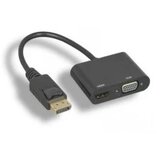 Linkom Adapter- Konverter Displayport(M) - HDMI 4K+VGA(F) u