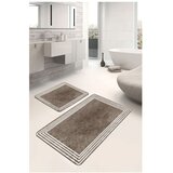 Mila Home Sivorjave žametne kopalniške preproge v kompletu 2 ks 60x100 cm – | Shoptok.si