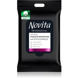 NOVITA Professional vlažne maramice za uklanjanje šminke za osjetljivu kožu lica 15 kom