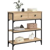  Konzolni stol boja hrasta sonome 72,5x25x75cm konstruirano drvo | shoptok.hr