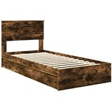  s od storage s ladicama Dimljeni hrast 90 x 190 cm | shoptok.hr