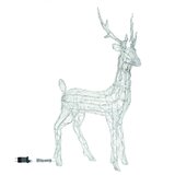 Aigostar LED spoljašnja božićna dekoracija 180xLED/8 funkcija 1,05m IP44 hladno-bela jelen | Eponuda.com