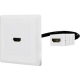 Renkforce RF-4538136 HDMI adapter [1x ženski konektor HDMI - 1x ženski konektor HDMI] bela pozlačeni konektorji 15.00 cm, (20428744) | Shoptok.si