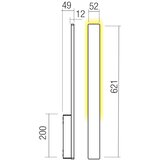  Redo 90872 - LED spoljašnja zidna svetiljka REFLEXA LED/6W/230V IP54 crna | Eponuda.com
