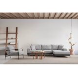 Atelier Del Sofa ugaona garnitura Eti Black Right Grey