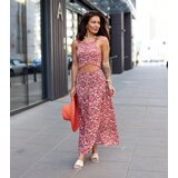 Gemre Red set with top and skirt Febo u