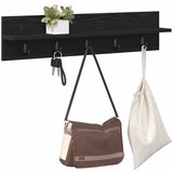  Vješalica za kapute na zidu Zidne Crni hrast 80 x 10,5 x 18 cm | Eponuda.com