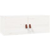 Maison Chic Stenska omarica - Zidna omarica bela 80x30x30 cm trdna borovina iu757, (22063077) Cene