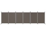 Sobna Paravan 6-delni antraciten 520x180 cm blago, (20594943) | Shoptok.si