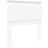  Vzglavje z vzglavjem Bela 100 cm Konstruiran les, (5000092006) | Shoptok.si