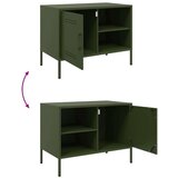 vidaXL TV ormarić maslinastozeleni 68 x 39 x 50,5 cm čelični | shoptok.hr