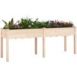 vidaXL Sadilica s oblogom 203 x 53 x 76 cm od masivne jelovine | shoptok.hr