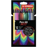 Flomasteri Pen 68 Arty/ set 1/12