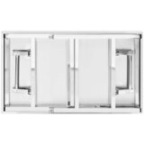 vidaXL Zložljiva kuhinjska miza 100x60x80 cm nerjaveče jeklo | Shoptok.si