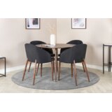 Venture Home Plaza okrugli blagovaonski stol ⌀100 cm, boja oraha | shoptok.hr