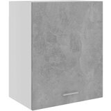 vidaXL Viseca omarica 2 kosa betonsko siva 50x31x60 cm ivern | Shoptok.si