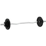  Komplet uteži 30 kg lito železo in kromirano jeklo, (20776568) | Shoptok.si