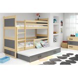  Krevet BMS Rico na kat za 3 osobe 200x90 cm, PINE grafit | shoptok.hr