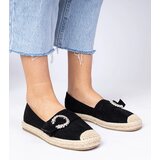 Gemre Black espadrilles adorned with rhinestones Maruta | shoptok.hr