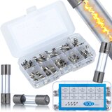 Rosfix Set Hitrih Steklenih Varovalk WTA 5x20 Mm – 100 Kos, 0.2A-20A | Visoka Kakovost, Trajnost, Zaščita Elektronike, (5000243710) Cene