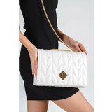 Capone Outfitters Shoulder Bag - White - Plain Cene