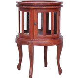  Omarica z vitrino rjava 50x50x76 cm trden mahagonij | Shoptok.si