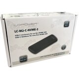 LC Power eksetrno kućište za M2 NVMe SSD - LC-M2-C-NVME-2X2 Cene
