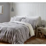 Siva mikroplišasta posteljnina Alpine Fleece, 200 x 200 cm
