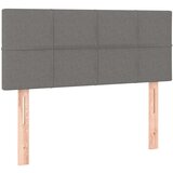  Box spring postelja z vzmetnico temno siva 80x200 cm blago, (20900367) | Shoptok.si