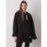 Fashion Hunters RUE PARIS Black kangaroo hoodie Cijene