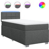  The Living Store Box spring postelja z vzmetnico temno siva 80x200 cm blago - Box Spring Postelja, (21496657) | Shoptok.si