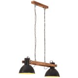 vidaXL industrijska viseća svjetiljka 25 w crna 109 cm E27 | shoptok.hr