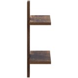  Zidna polica Dimljeni hrast 30 x 13.5 x 43 cm Prerađeno drvo | shoptok.hr