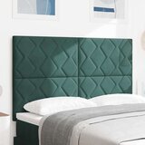  LED glava postelje Temno zelena 160 cm Umjetno usnje, (5000142490) Cene